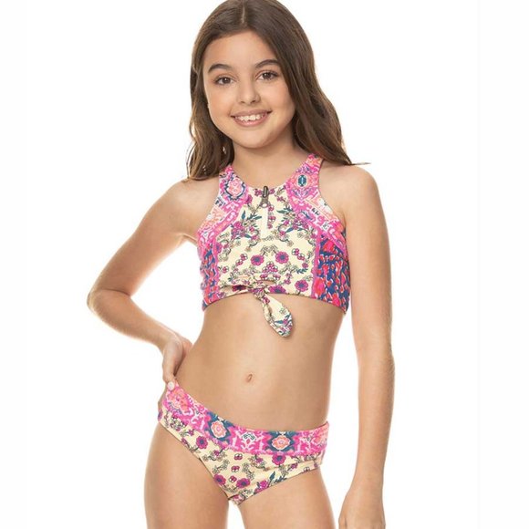 NWT MAAJI GIRLS MARLENE CANDY BIKINI SET - Picture 1 of 2